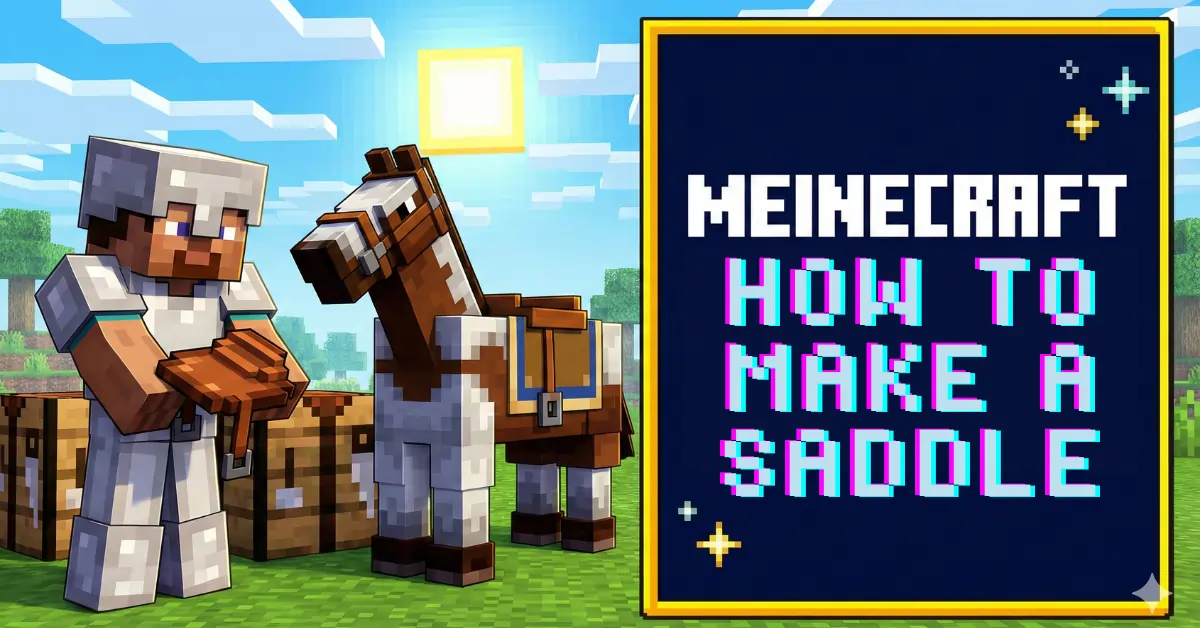How to Make a Saddle, feature image
