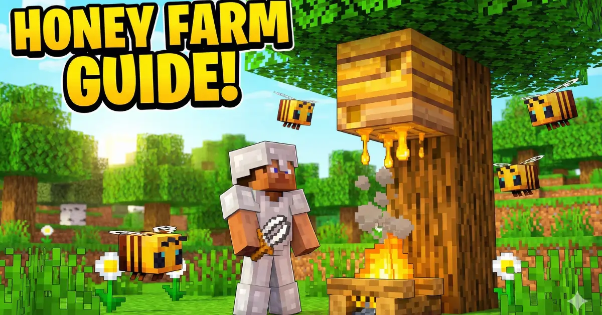 how to craft honeycomb in Minecraft? featured image