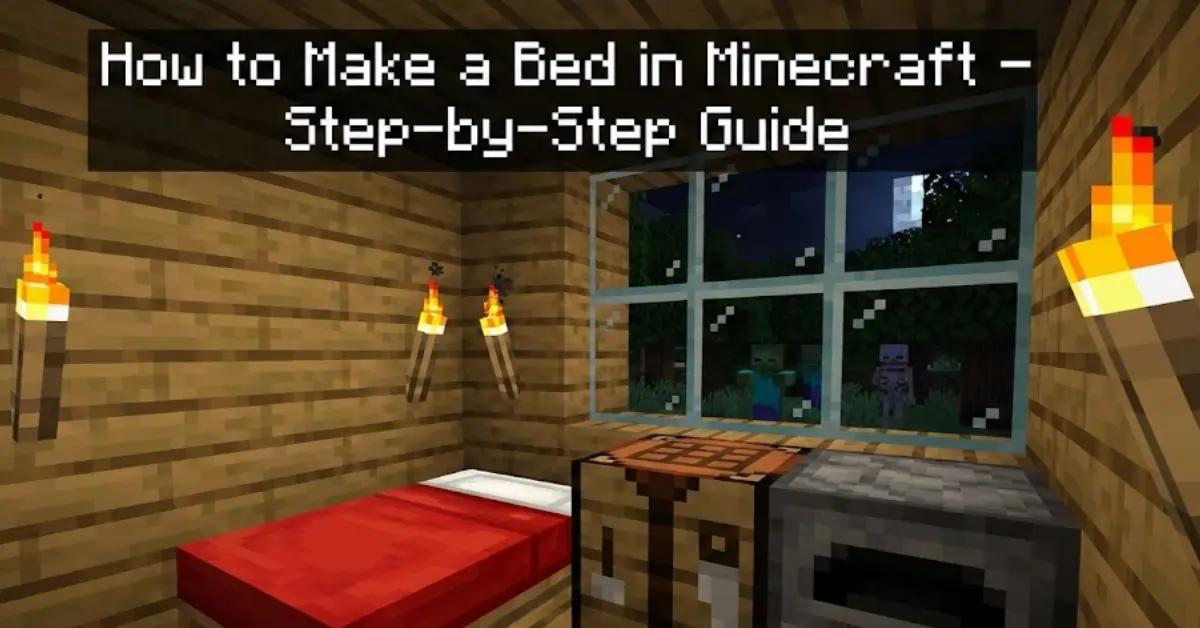 How to Make a Bed in Minecraf